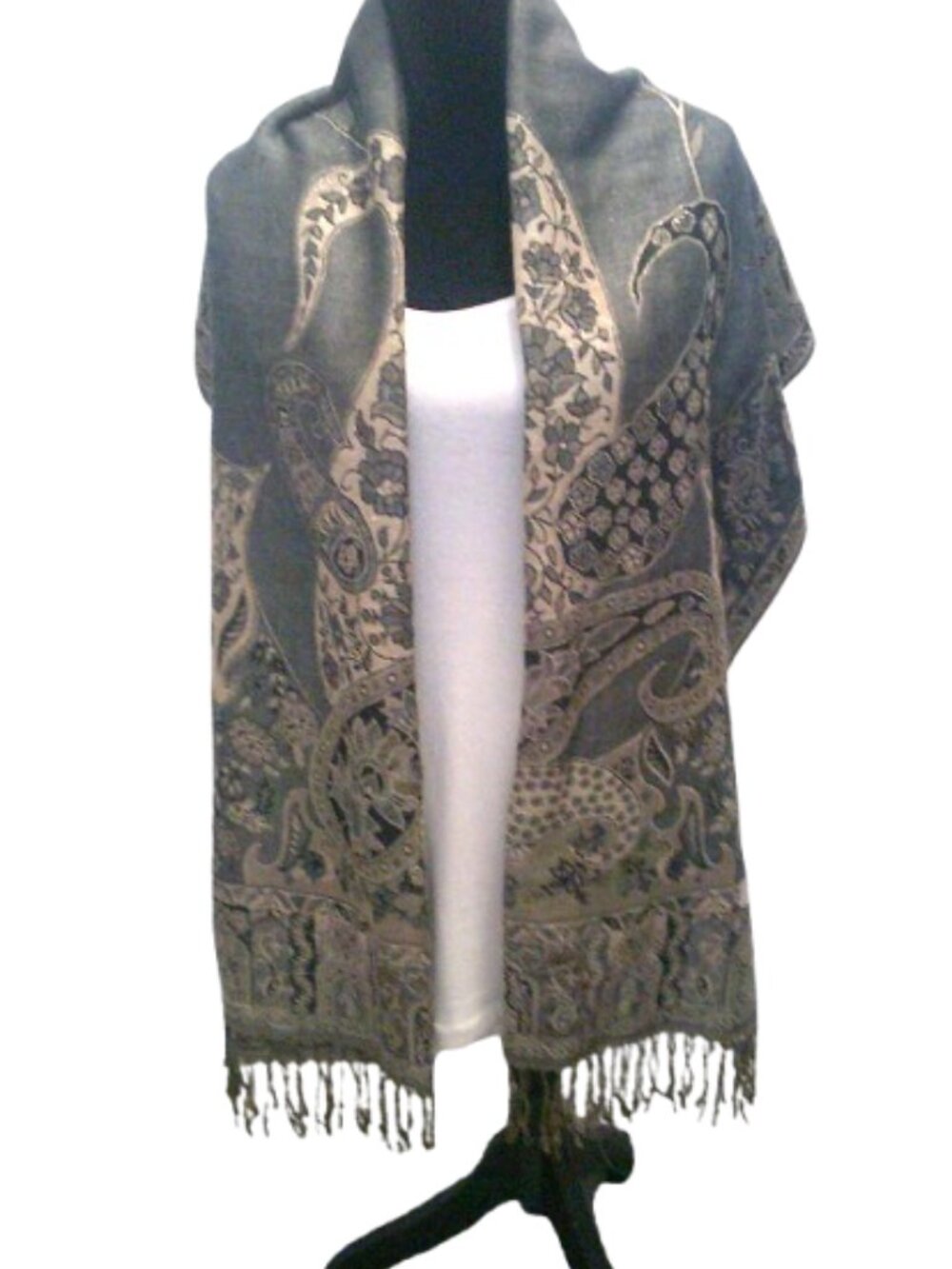 Silk Women’s Scarf/ Shawl Pashmina 55% Pashmina 45% Silk Wrap (70x27)